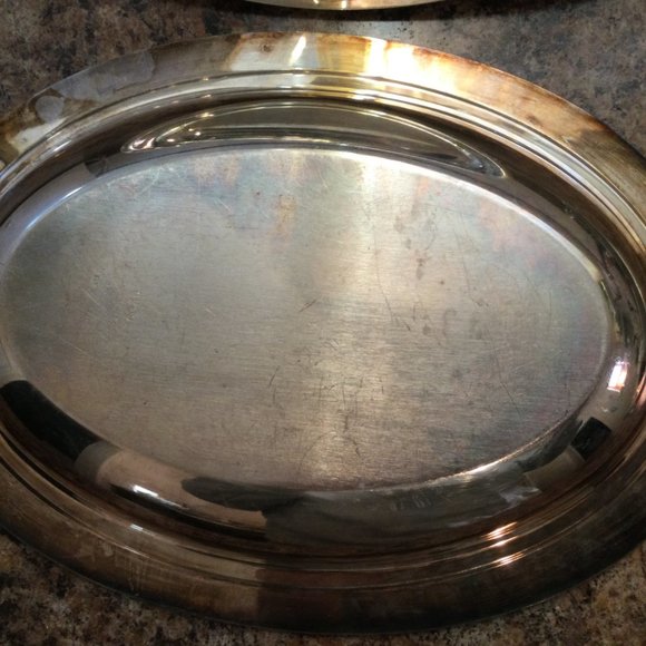 Vintage Primrose Plate EP Copper lidded covered serving bowl mmts 6040 eb - Picture 6 of 9